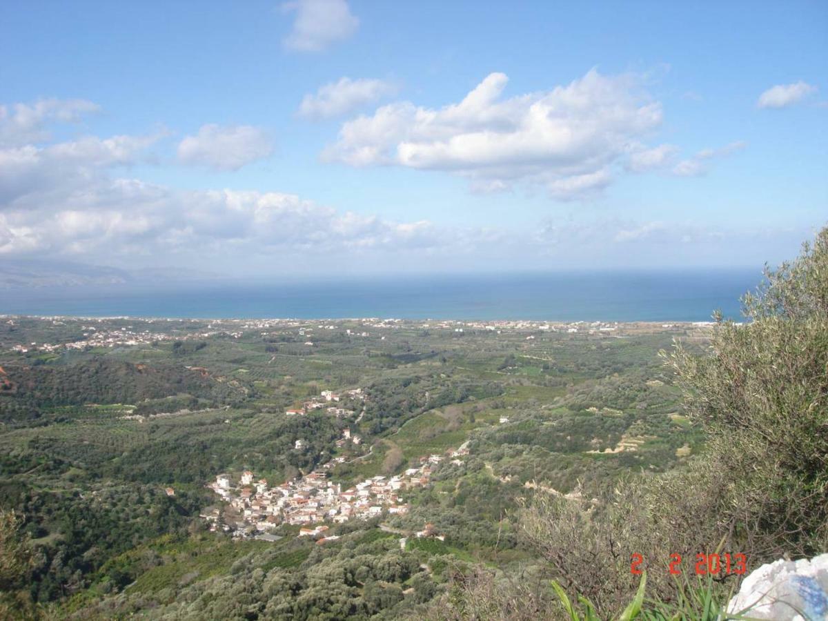 House With Sea View Close To Platanias Vrisai ภายนอก รูปภาพ
